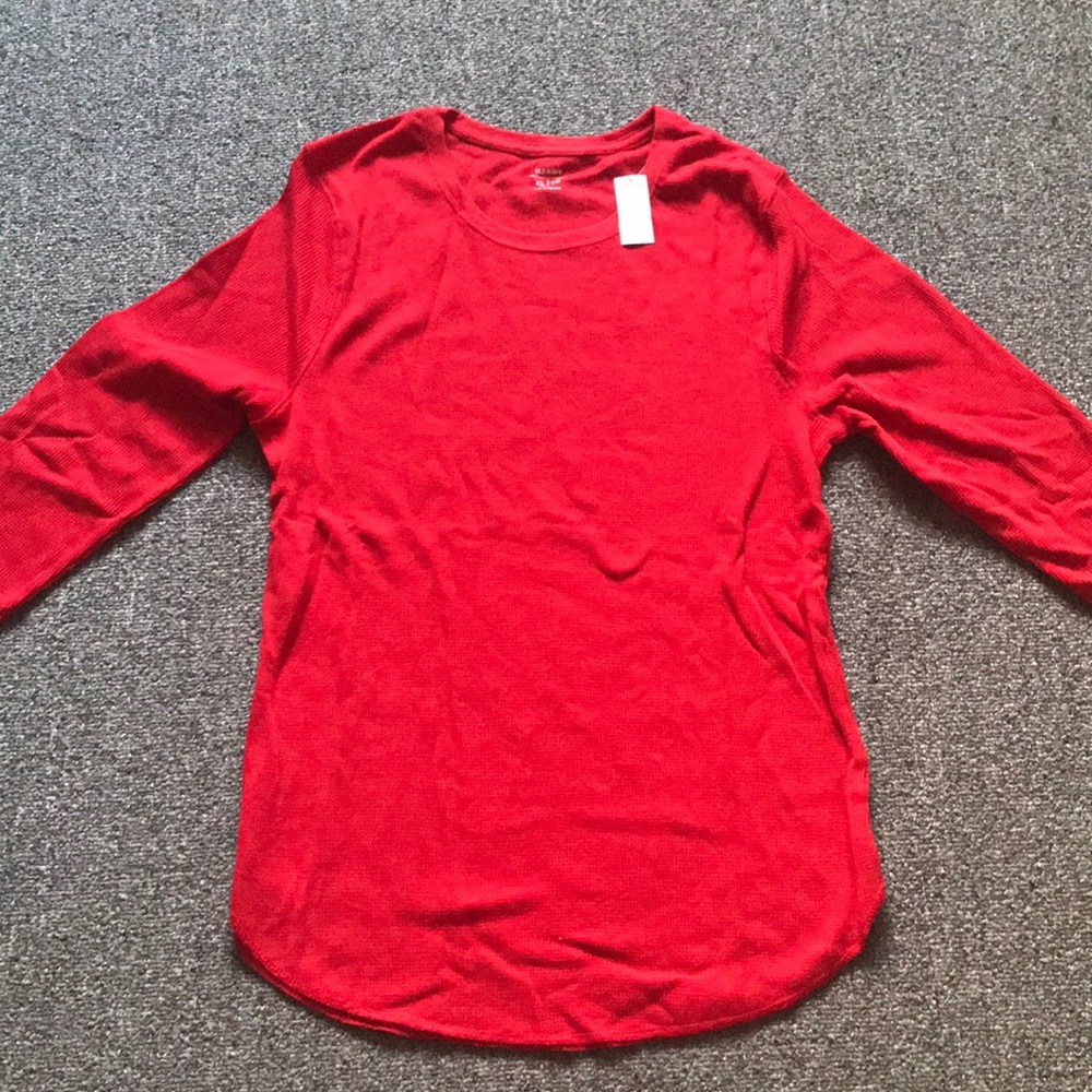 Old Navy - Red Long Sleeve Tee